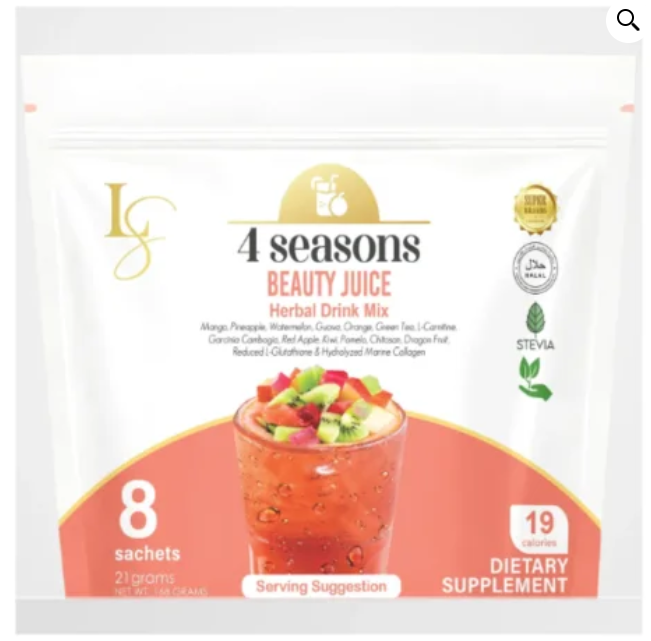 Luxe Slim 4 Seasons Beauty Juice 8's (168g)