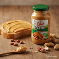 Lily's Classic Peanut Butter 364g jar with peanuts