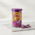 Junior Stik-O Ube Wafer Stick 380g purple canister with wafer sticks