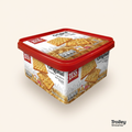 Zess Original Cream Crackers 460g tub in a faithful premium grocery presentation for Trolley Groceries