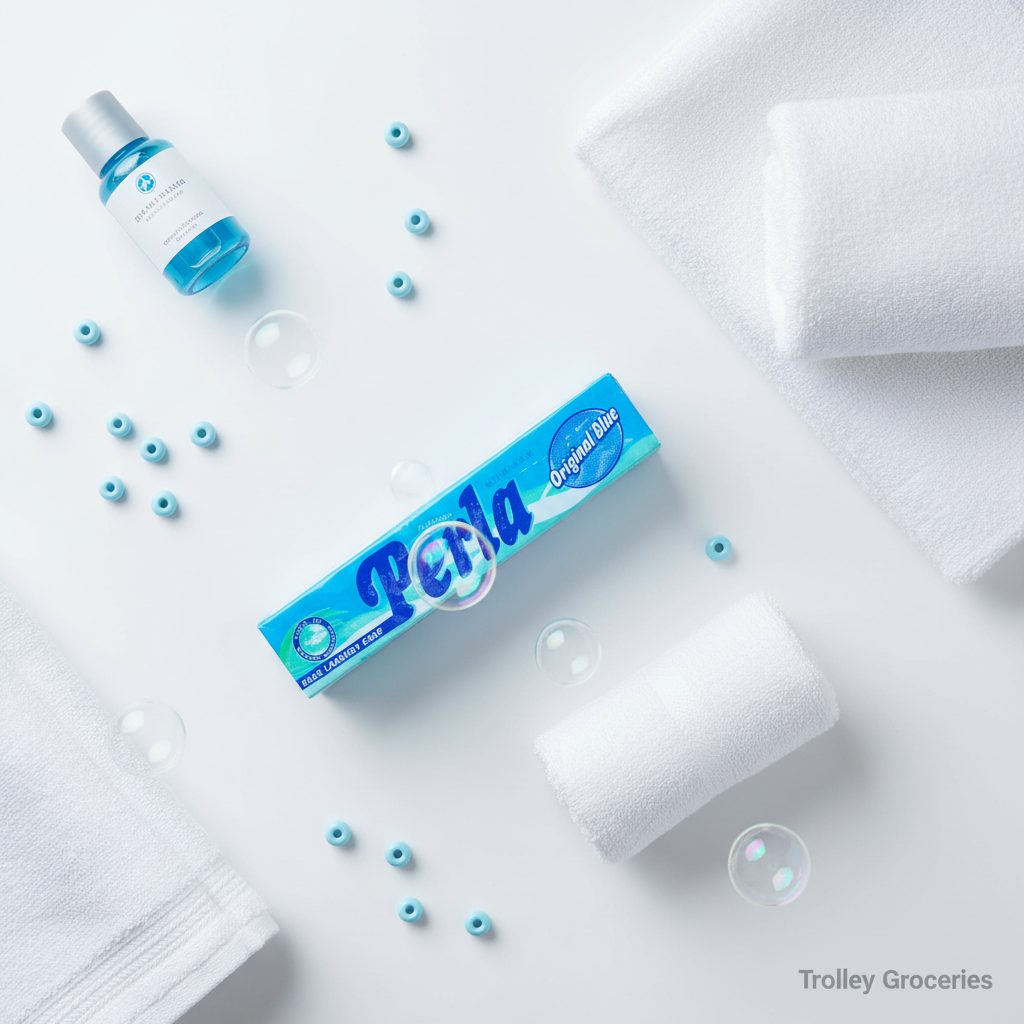 Perla Laundry Soap Bar Blue premium lifestyle image