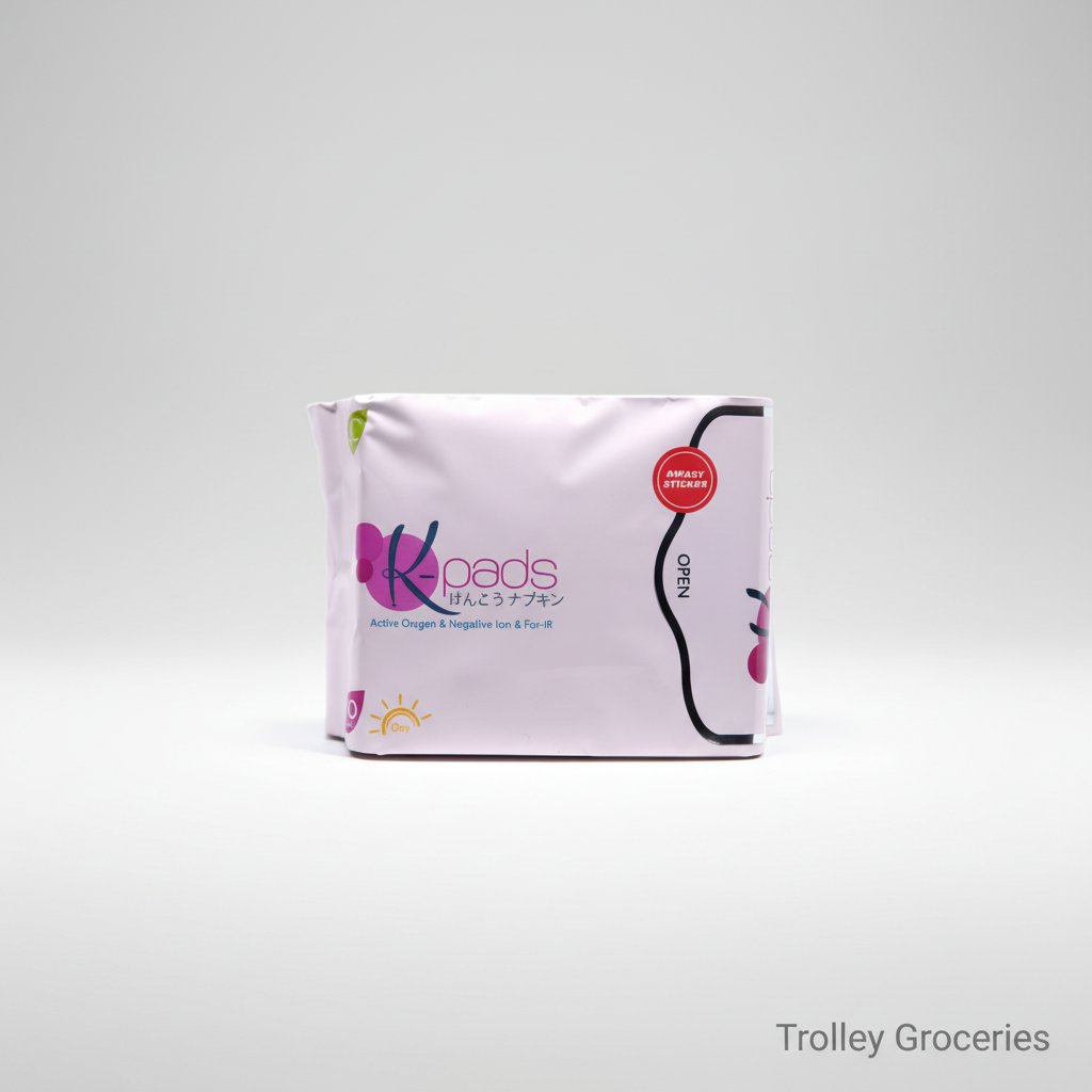 K-PADS DAY 10 Pads with Trolley Groceries branding