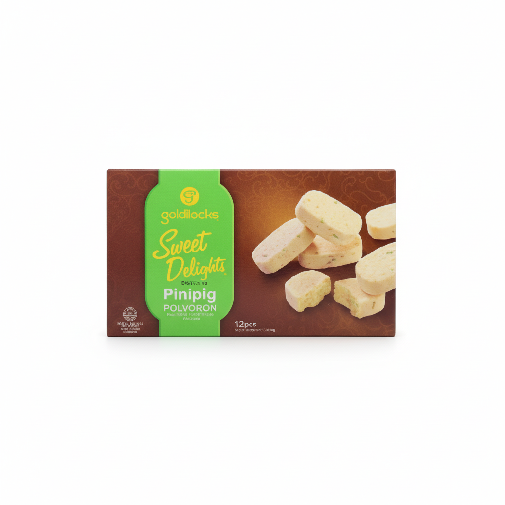 Goldilocks Sweet Delights Pinipig Polvoron 12pcs 300g box