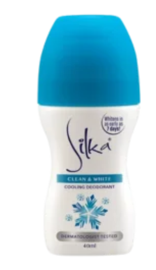 Silka Deodorant Clean & White Cooling (40ml)