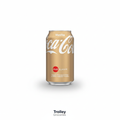 Coca-Cola Classic Vanilla 375mL can with Trolley Groceries branding below on a clean studio background