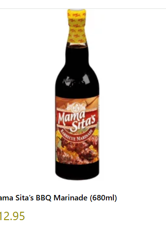 Mama Sita's BBQ Marinade Sauce (680ml)