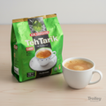 Aik Cheong Classic Milk Tea 600G 3 In 1 green bag with cup of milk tea