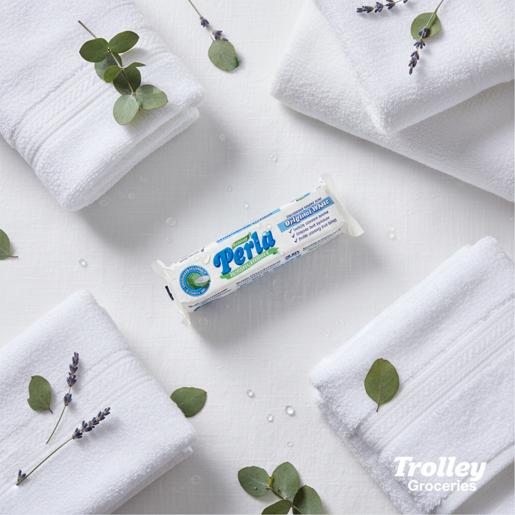 Perla Laundry Soap Bar White premium lifestyle image