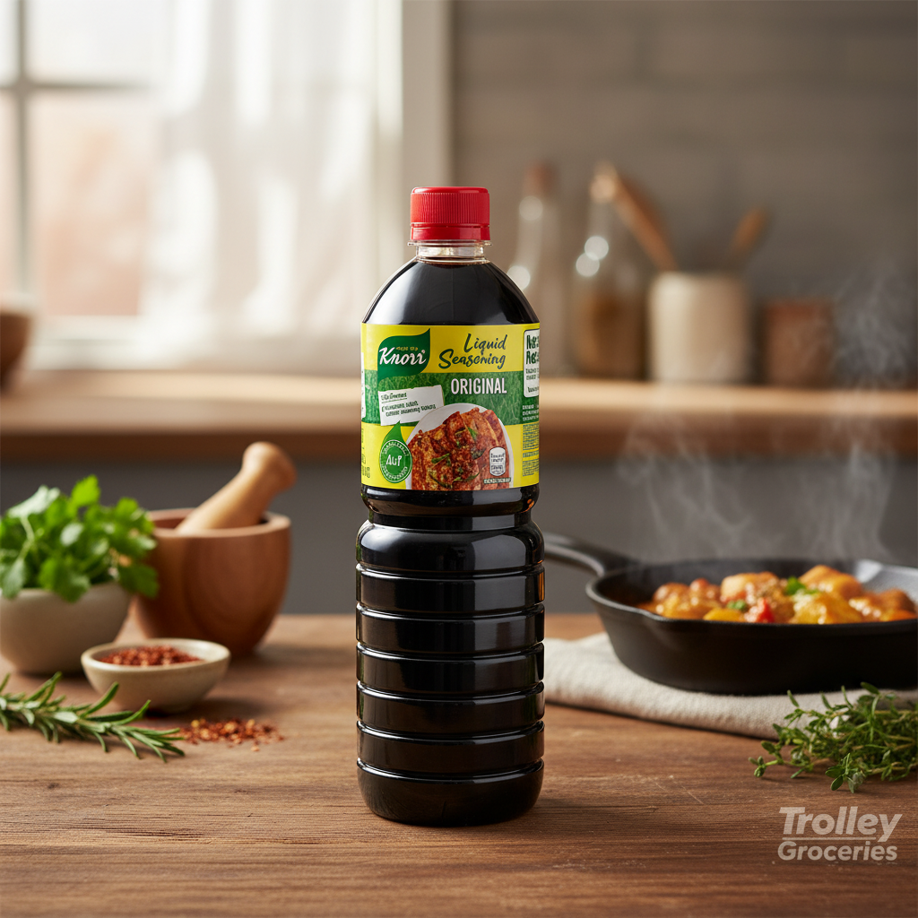 Knorr Liquid Seasoning Original 1L dark bottle with red cap