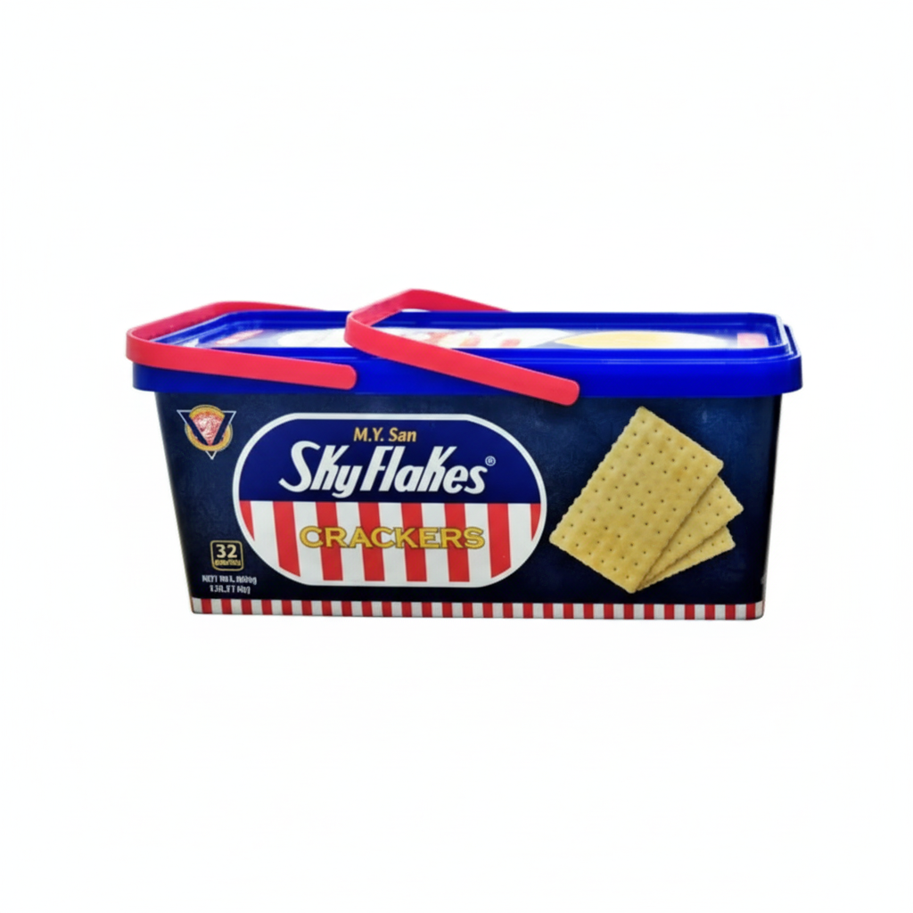 M.Y. San SkyFlakes Original Crackers 800g tub - enhanced product shot