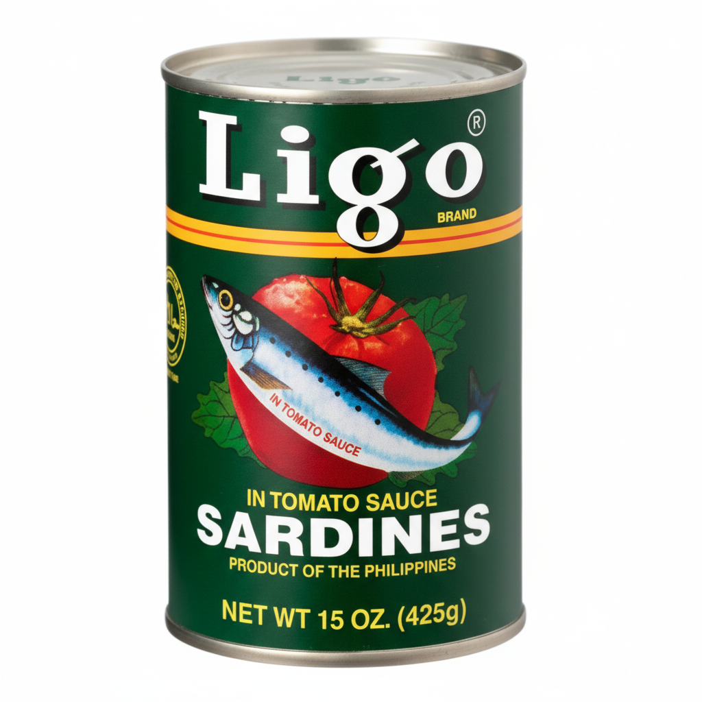 Ligo Sardines in Tomato Sauce 425g can