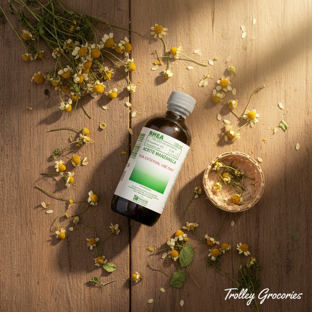 Rhea Aceite de Manzanilla premium lifestyle image