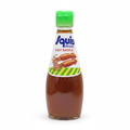 Squid Brand Fish Sauce 300ml squat clear glass bottle with amber sauce and green cap