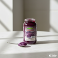 Florence Purple Yam Spread Ube Halaya 907g jar on marble surface with purple ube spread