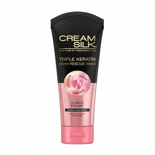 Creamsilk Ultimate Straight Triple Keratin Rescue 170ml enhanced