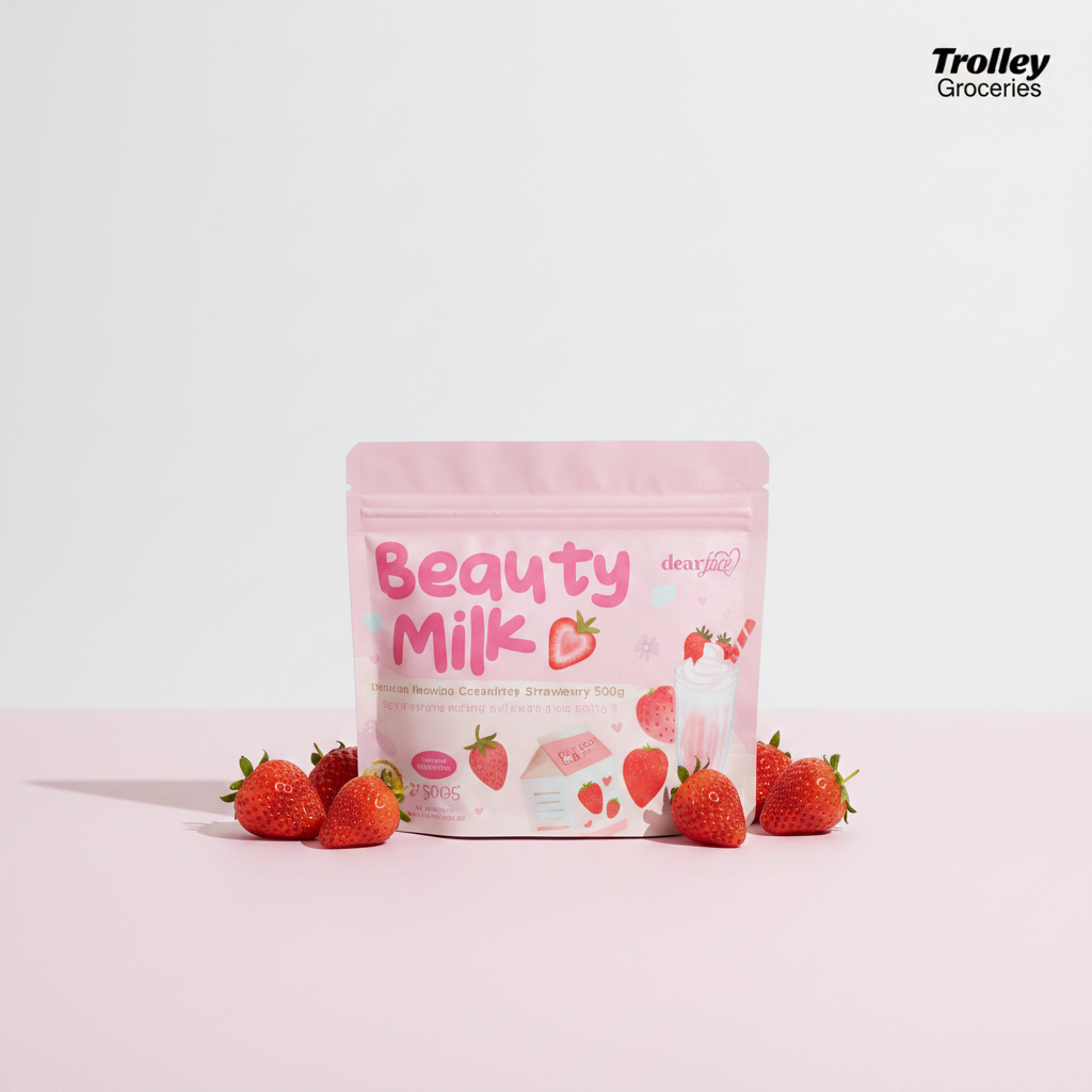 Dear Face Beauty Milk Strawberry 500g