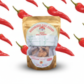 JM Online Mushroom Chicharon Spicy Flavor 100g gold resealable pouch packaging