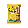 Jack & Jill Potato Chips Classic Plain Salted Mega Pack 130g yellow packaging