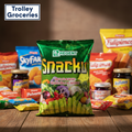Regent Snacku Rice Crackers Vegetable Flavored green bag