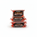 Lala Classic Milky Chocolate Bar 12s 420g dark red and black packaging stacked bars