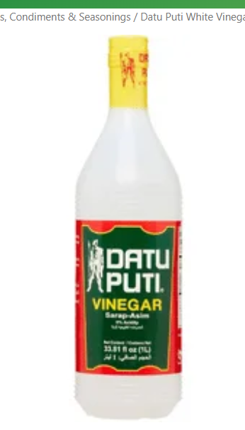 Datu Puti White Vinegar (1L)