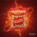 Nagaraya Hot & Spicy Cracker Nuts 160g red and yellow bag