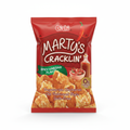 Oishi Marty's Cracklin Spicy Vinegar 90g bold red packaging with chili pepper graphic
