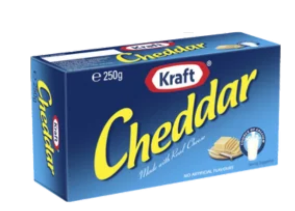 Kraft Cheddar Cheese (250g)