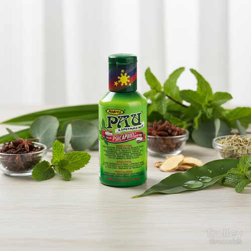 Aldrtz Pau Liniment 60ml green bottle Filipino herbal liniment