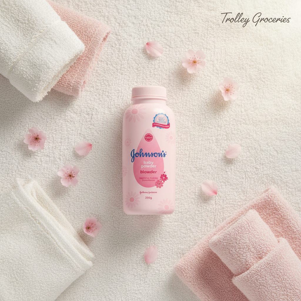 Johnson's Baby Powder Blossom Pink premium lifestyle image