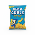 Jack & Jill Chiz Curls Party Pack 120g blue packaging cheese flavored corn curls