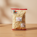 CLB Glutinous Rice Pinipig 200g bag with Trolley Groceries branding below on a warm pantry background