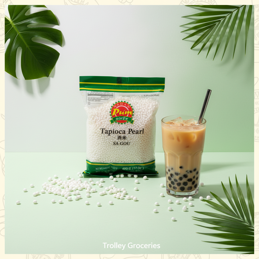 Madam Pum Tapioca Pearl Small White 400g - Trolley Groceries