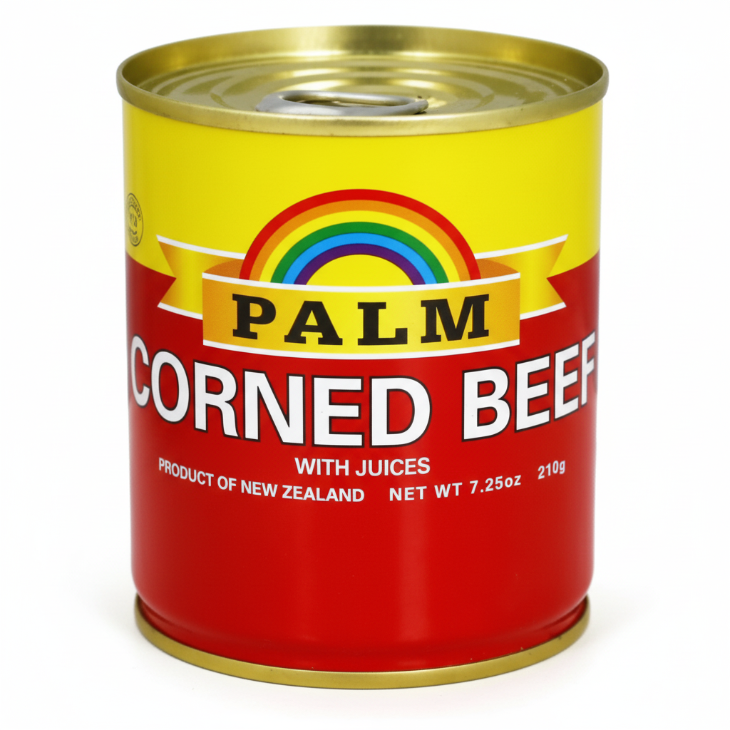 Palm Corned Beef 210g can
