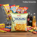 Oishi Ribbed Cracklings Salt and Vinegar snack pack