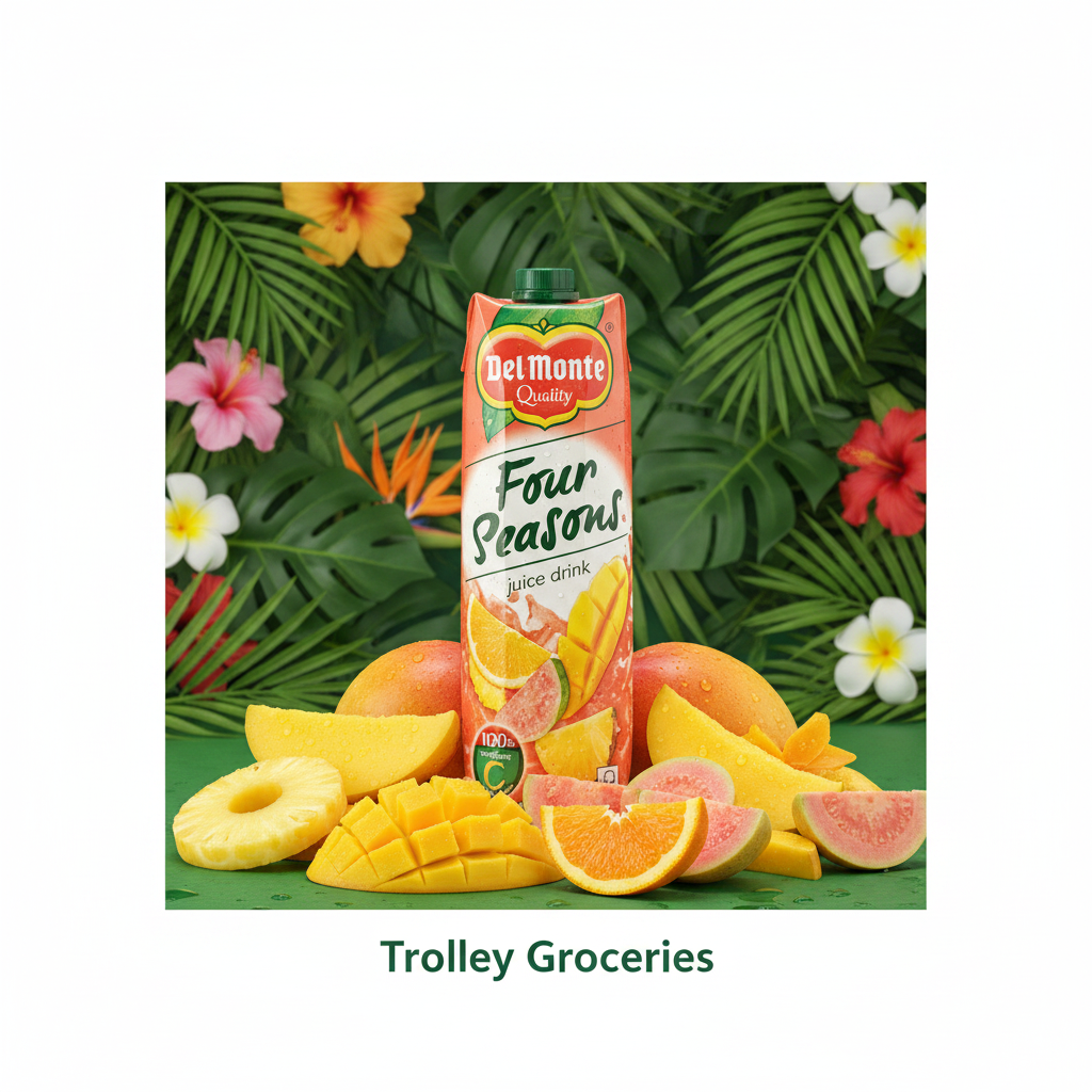 Del Monte Four Seasons Juice Tetra 1L - Trolley Groceries