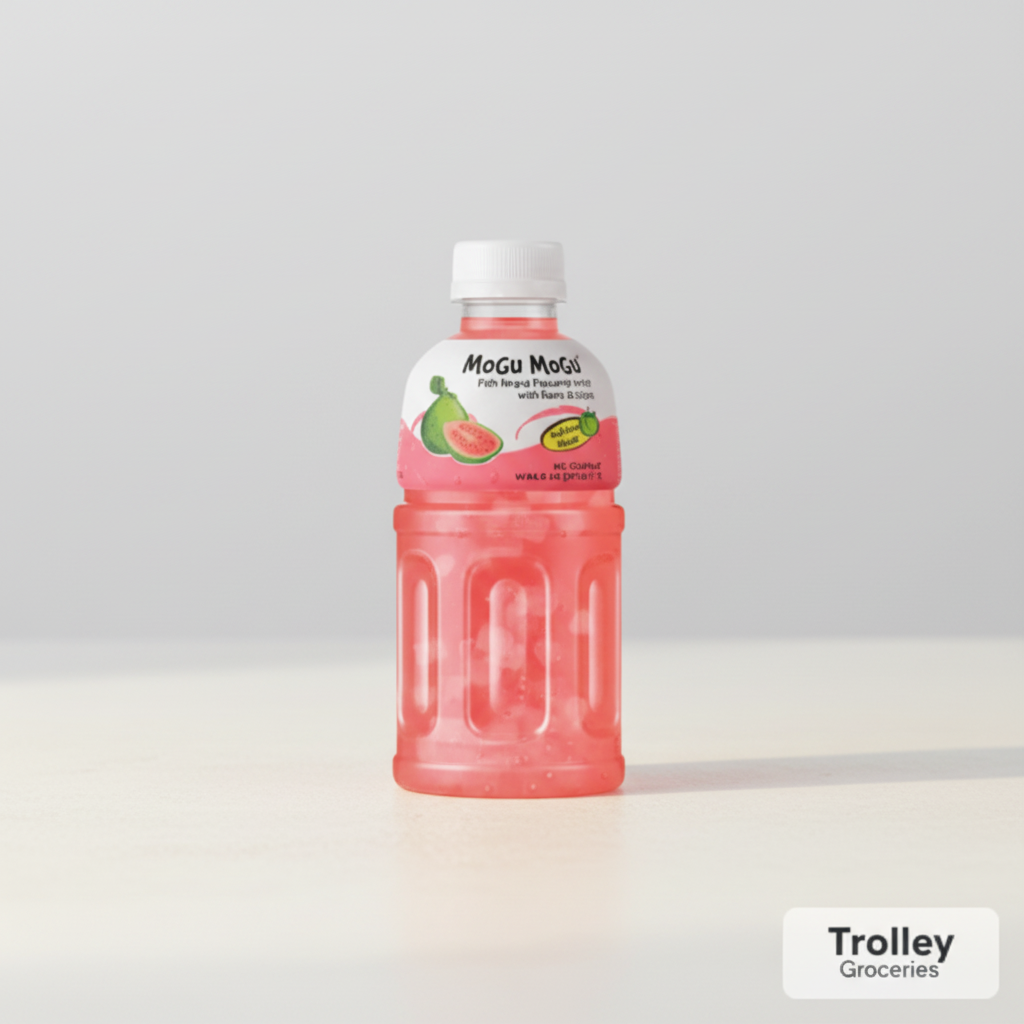 Mogu Mogu Pink Guava Flavor 320mL bottle