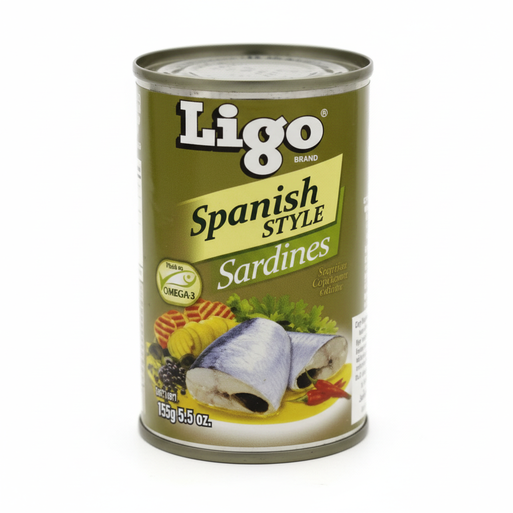 Ligo Sardines Spanish Style 155g can