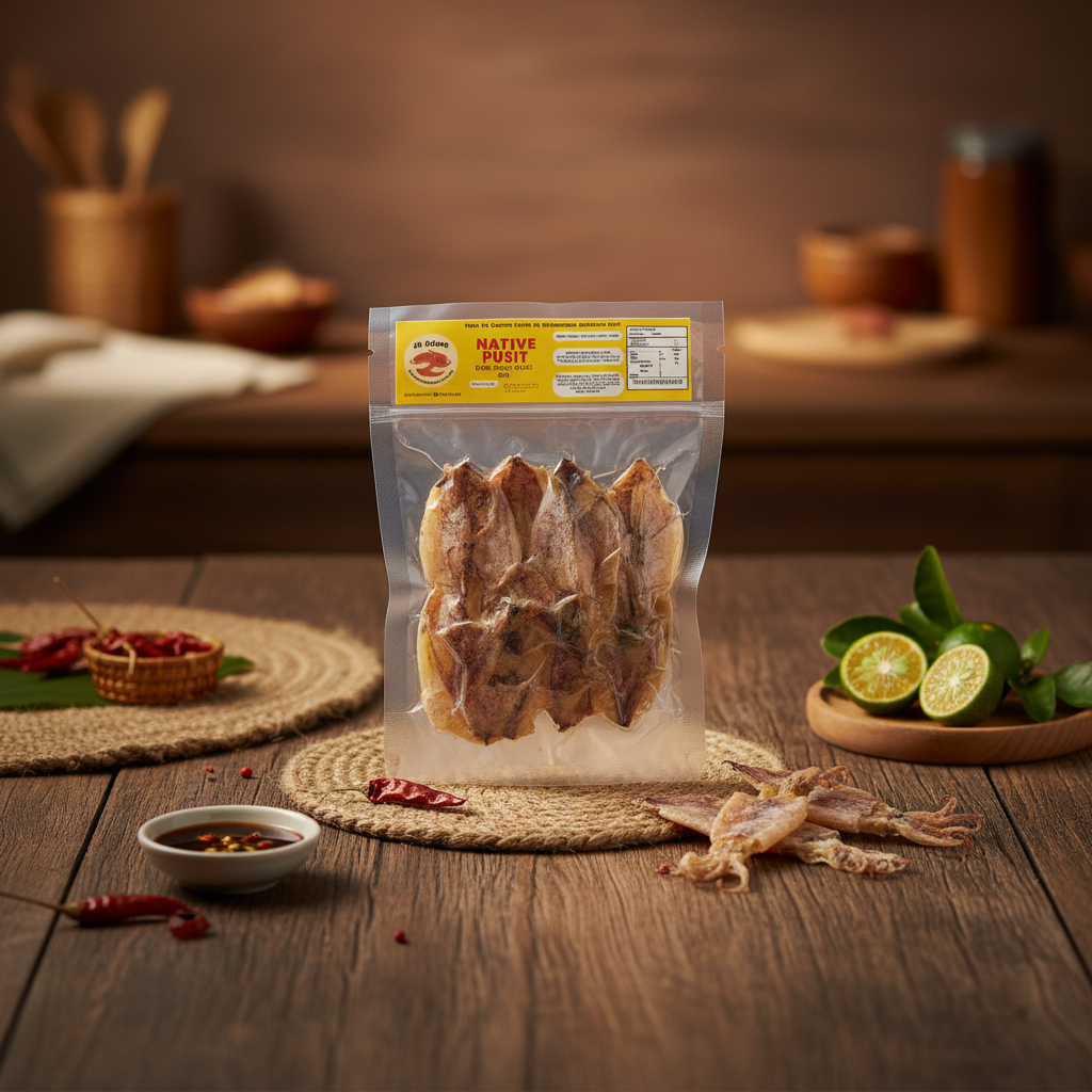 JM Online Native Pusit Dried Squid 100g